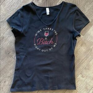 Bling Women’s Red Wine T-shirt M